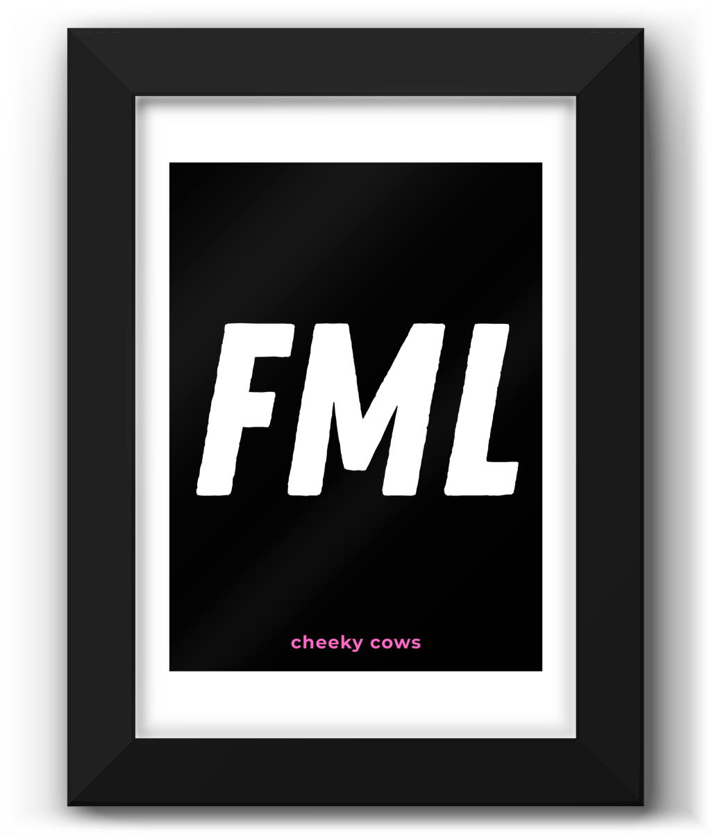 FML Framed Art Print