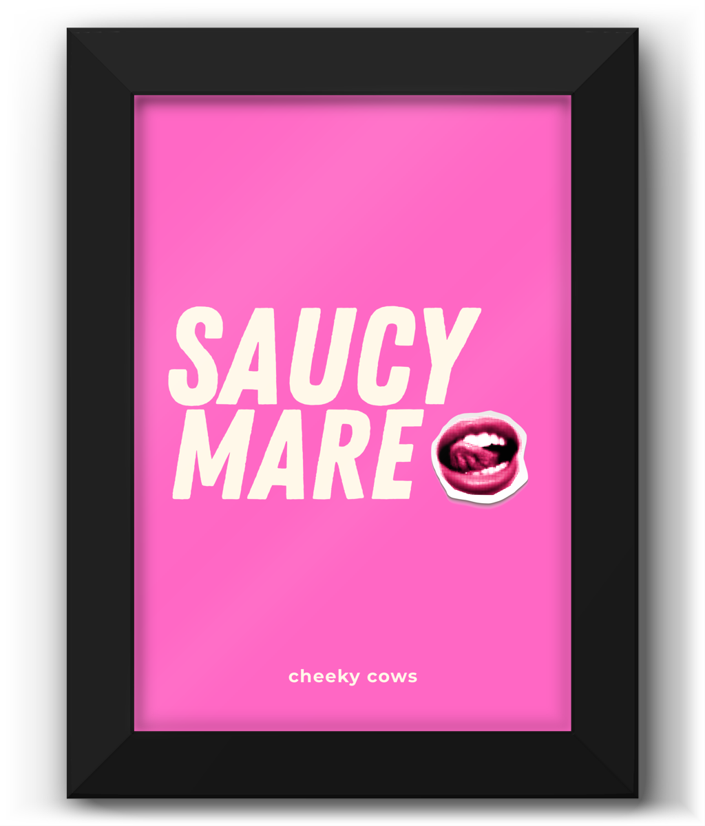 Saucy Mare Framed Art Print